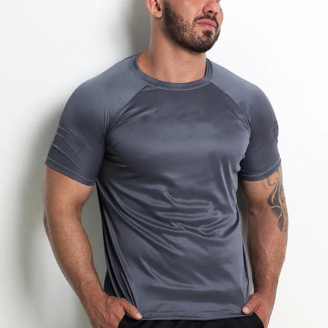 Camiseta Raglan Masculina Dry Fit Lisa Original treino academia crossfit - UniShop