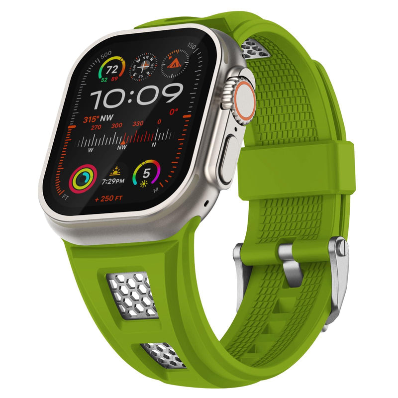 Grid Rugged Silicone Sport Band For Apple Watch - UniShop